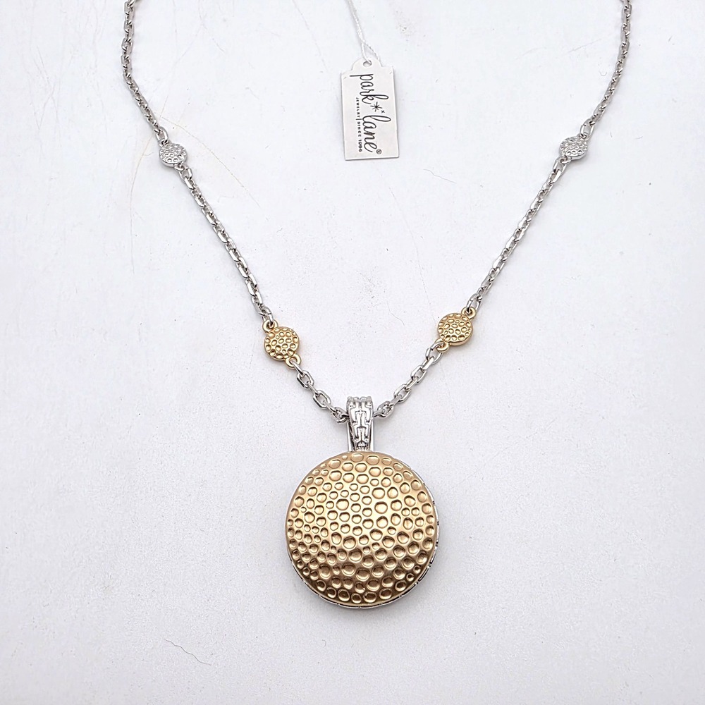 New! PARK LANE 'GILDED'‎ Necklace 18k Yellow Gold & Silver Plate 21"